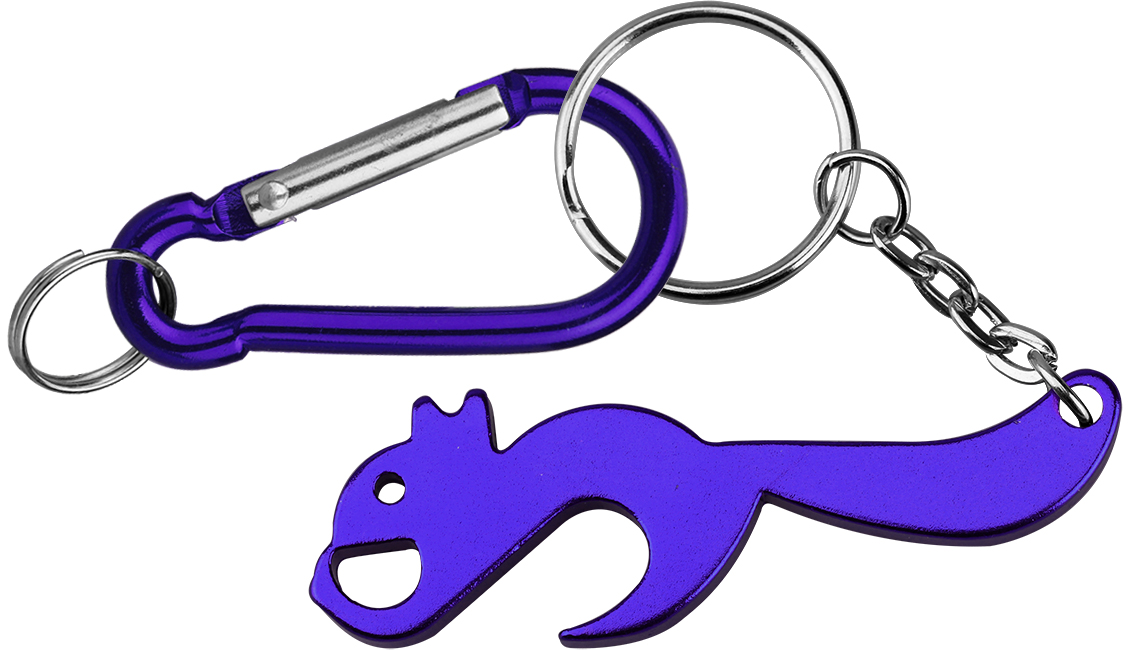 Squirrel Shape Bottle Opener with Carabiner 4