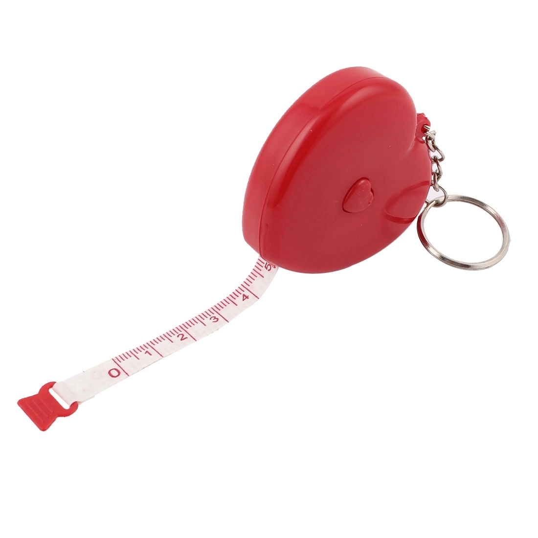Heart Shaped Tape Measure Keyrings 3
