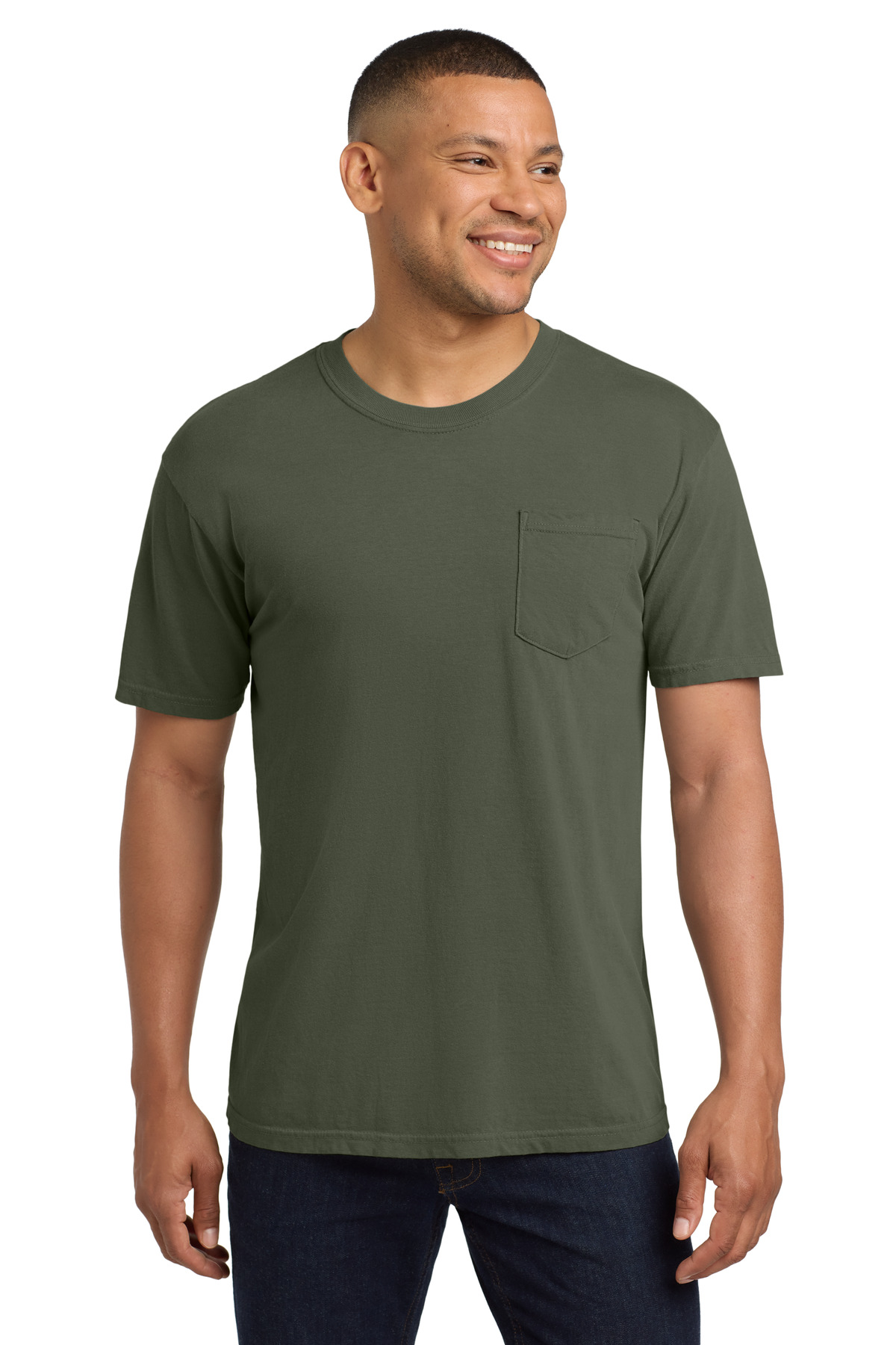 COMFORT COLORS Heavyweight Ring Spun Pocket Tee. 6030 174