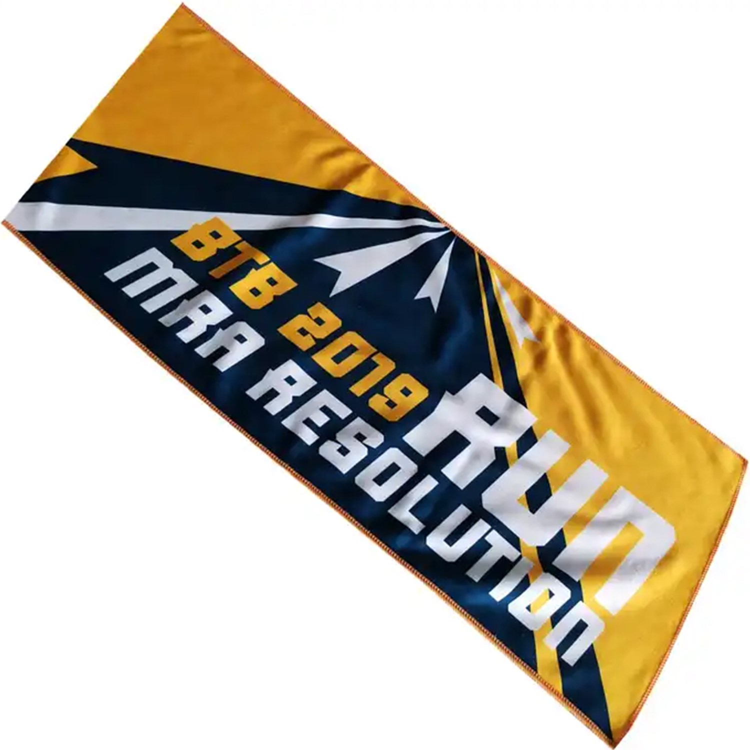 12" x 31.5" Sublimated Mesh Cooling Towel 6