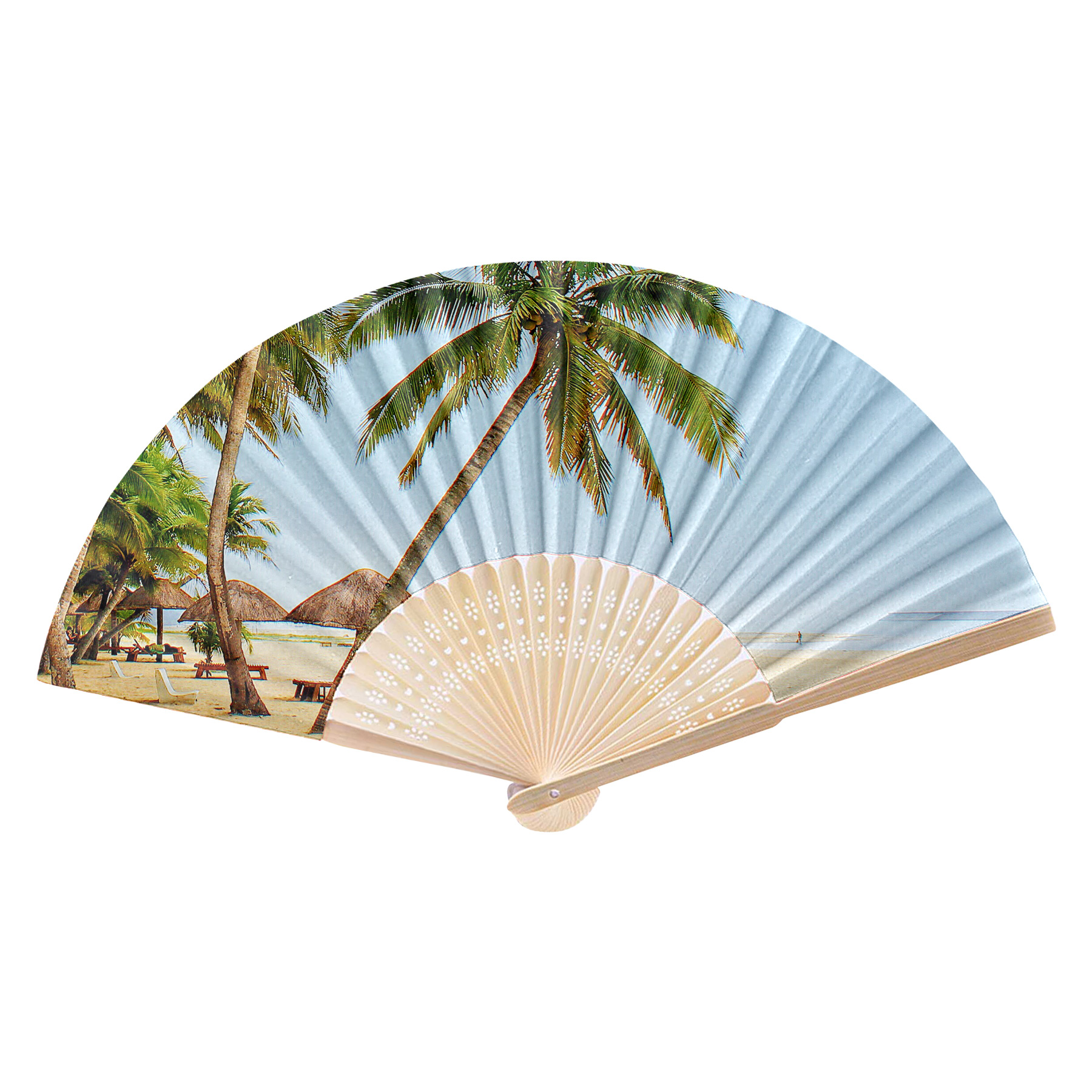 Foldable Bamboo Paper Fan 18