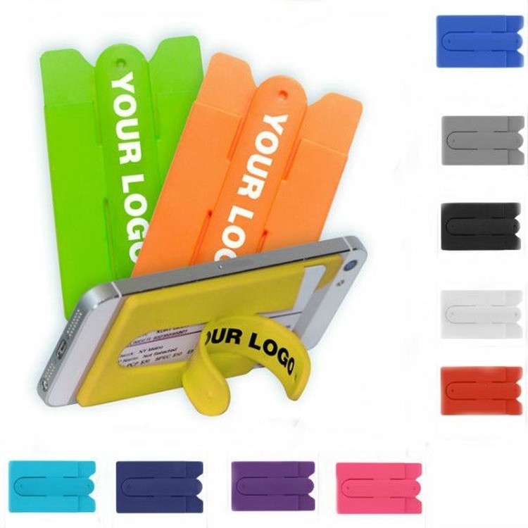 Silicone Phone Stand and Smart Wallet Card Holder 2