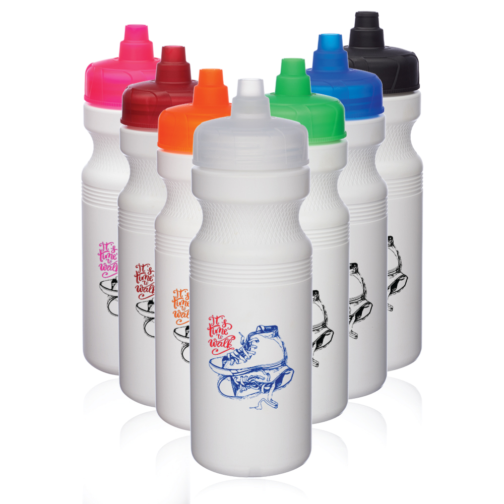 20 oz. Plastic Water Bottle with Quick Shot Lid 6