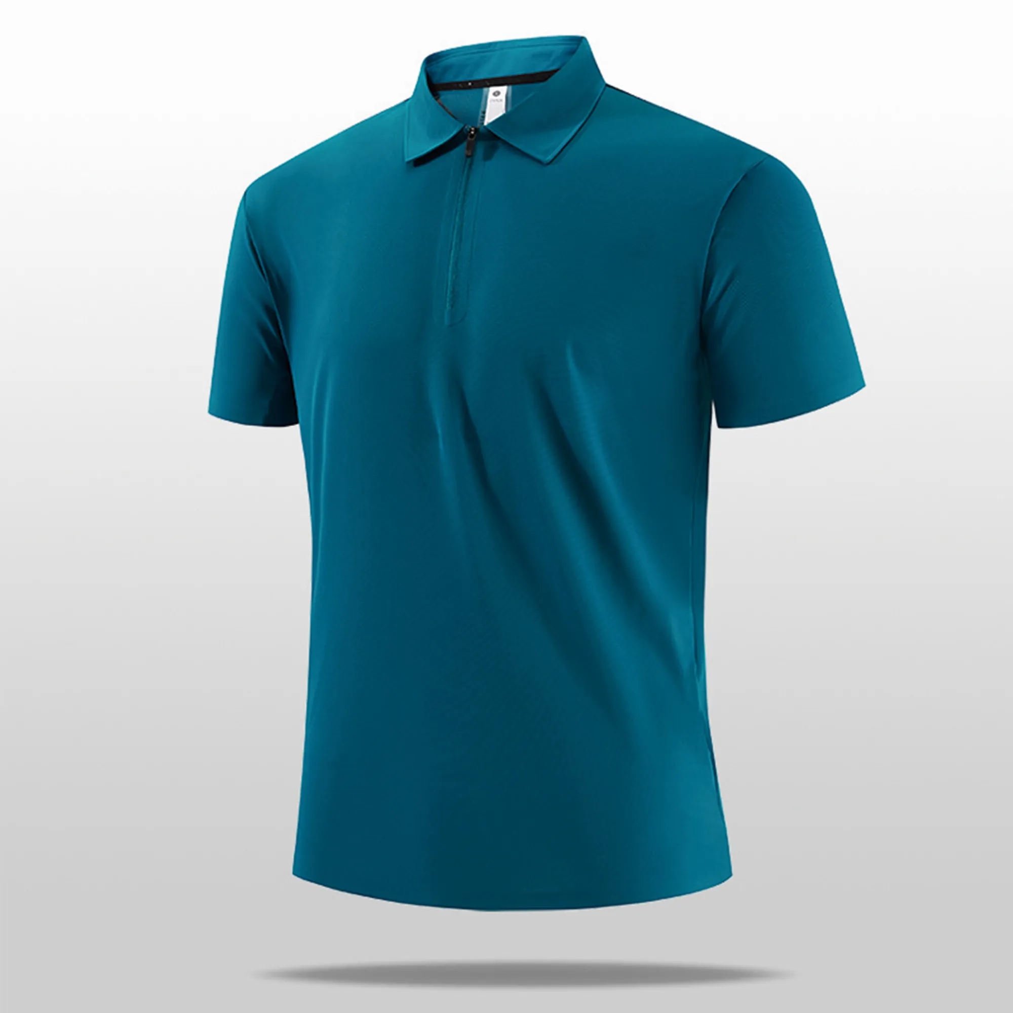 Half Zip Quick Dry Stand Collar POLO Shirt 8