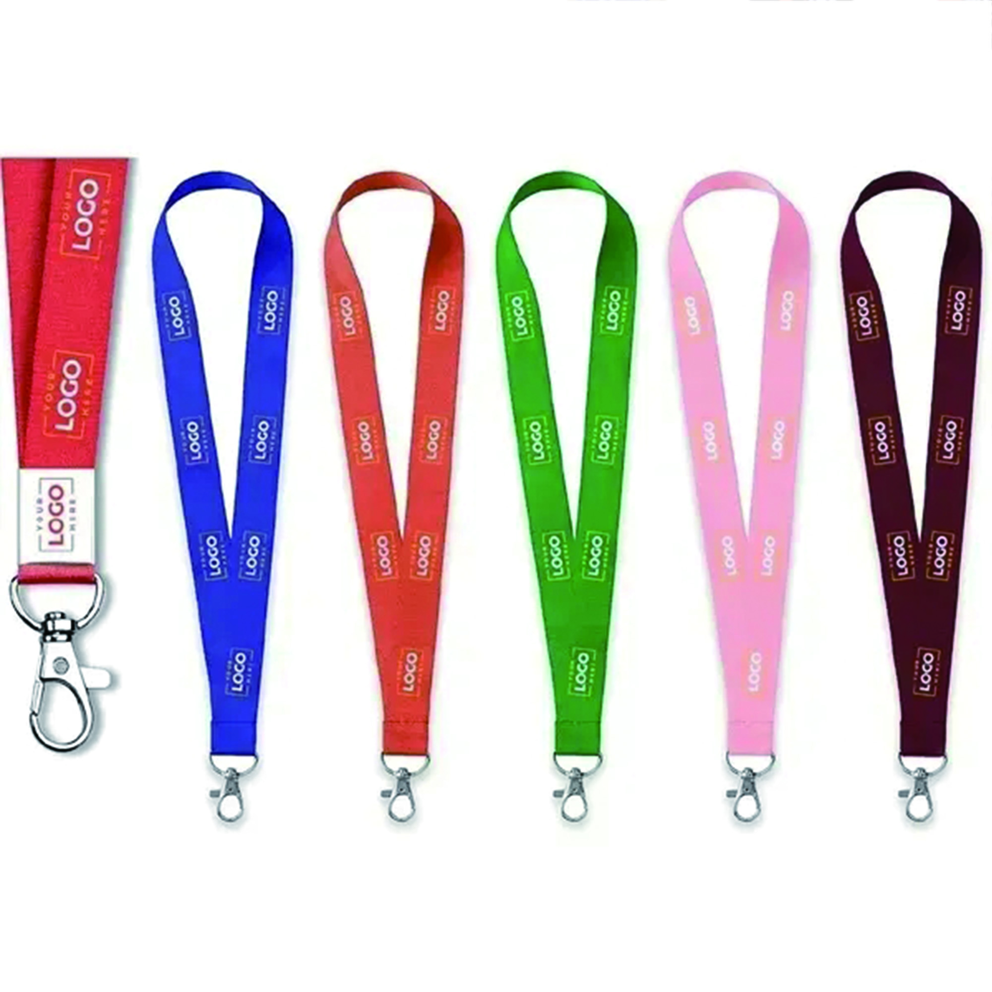Flat Polyester Custom Sublimation Lanyards 2
