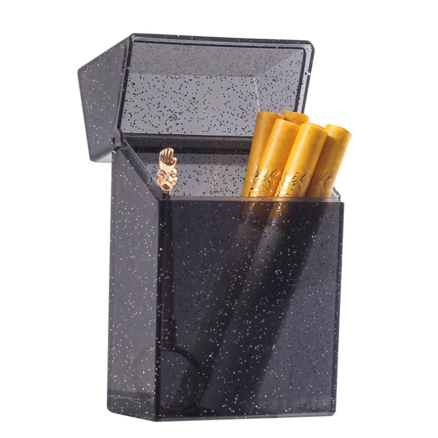 Portable Plastic Transparent Thin Cigarette Storage Case 9