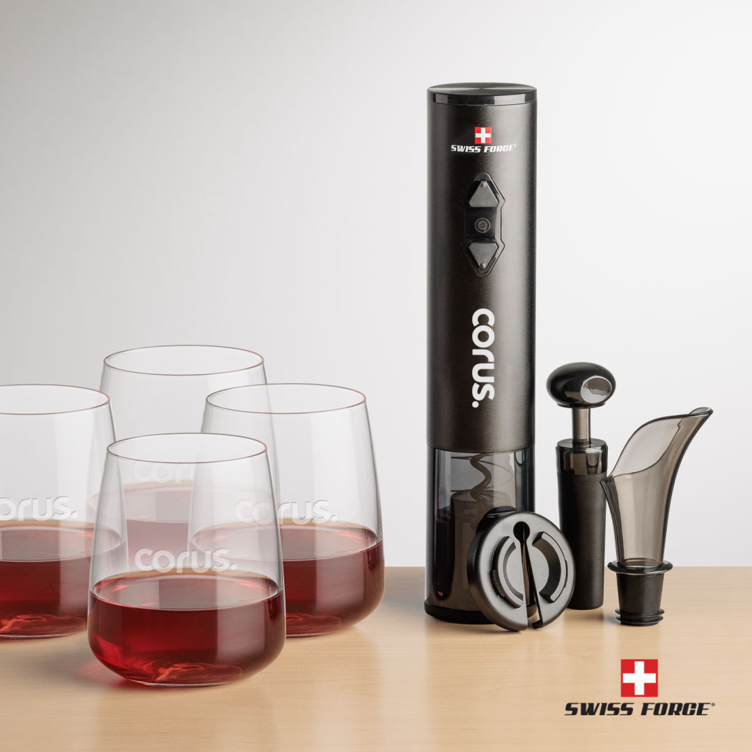 Swiss Force® Opener Set & Dunhill Stemless Wine 2