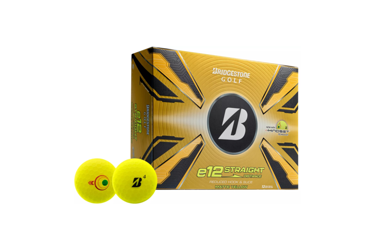 Bridgestone e12 Straight Golf Balls - Matte Yellow 2