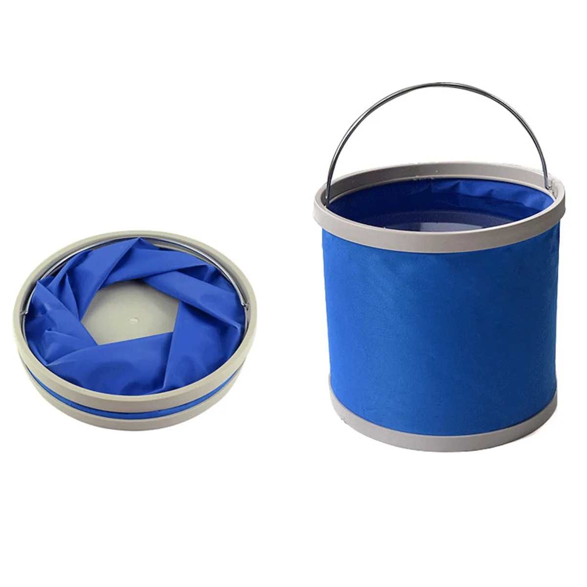 9L Portable Waterproof Foldable Bucket For Camping Fishing 2