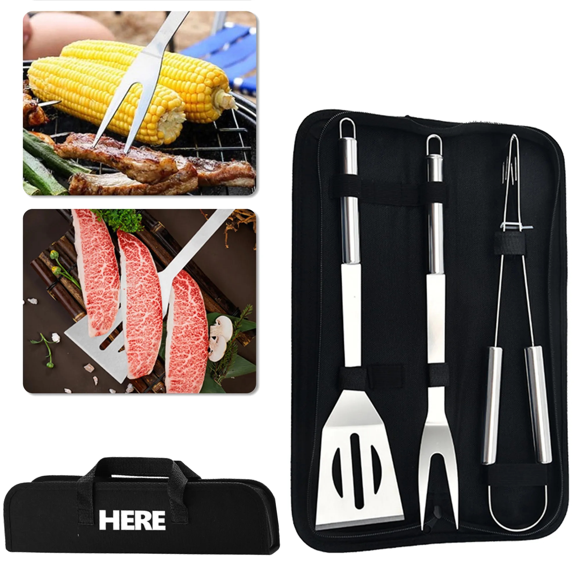 4-Piece Barbecue Grilling Tool Set 2