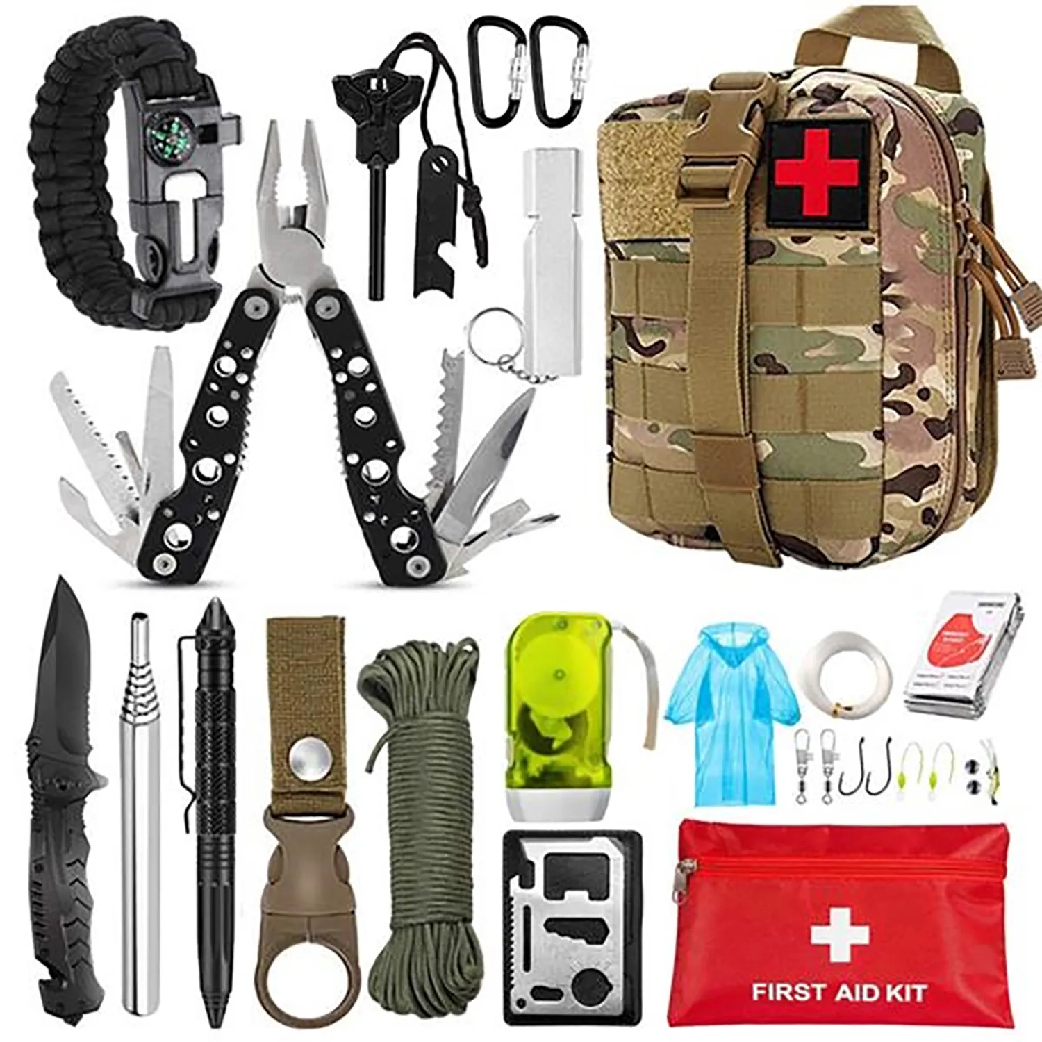 Outdoor Camping Survival Multi-Tool Sets 5