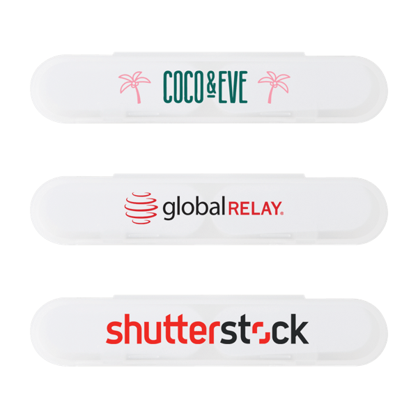 Nailed Twin-pack Emery board with plastic case