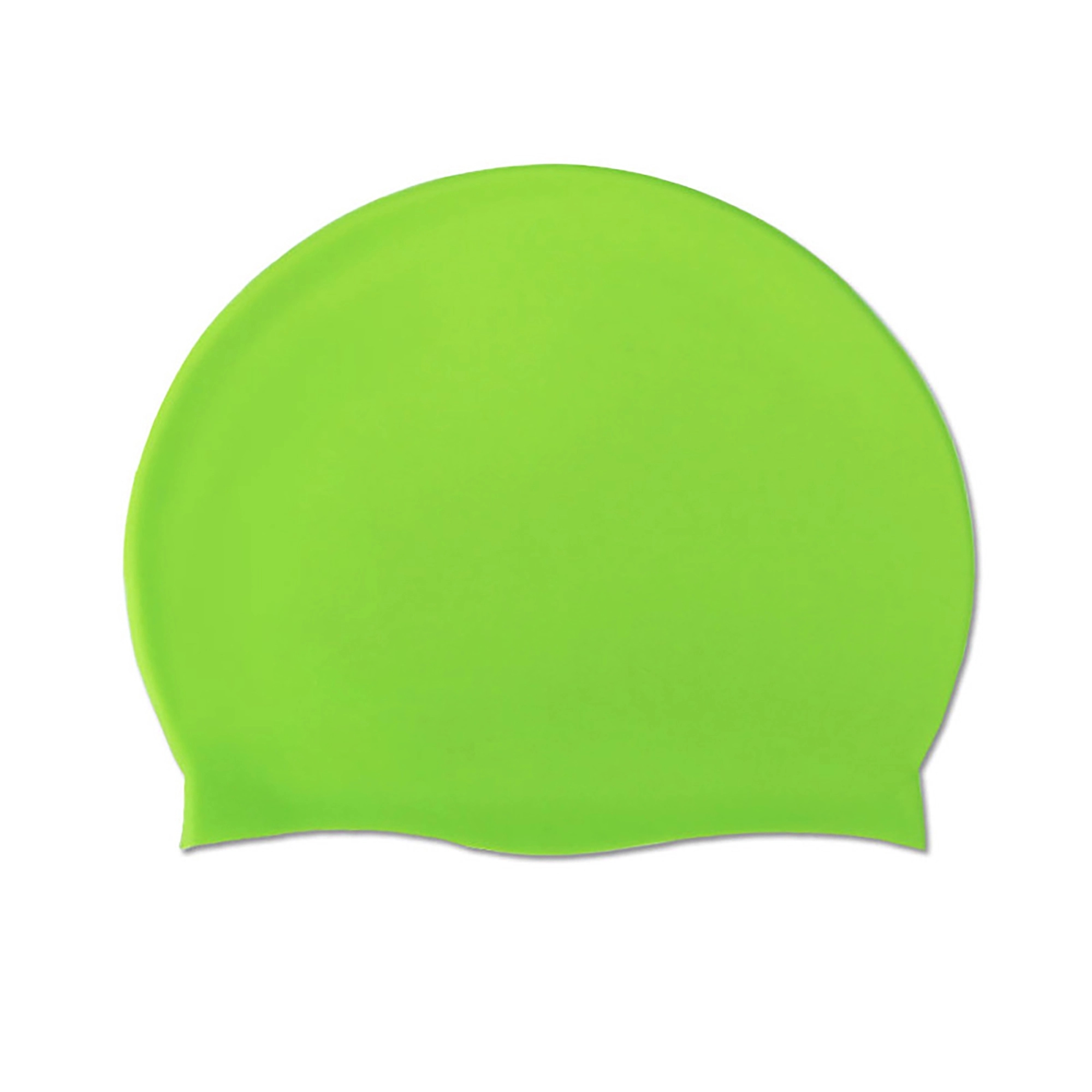 MOQ 50pcs Silicone Swim Cap For Long Hair 18
