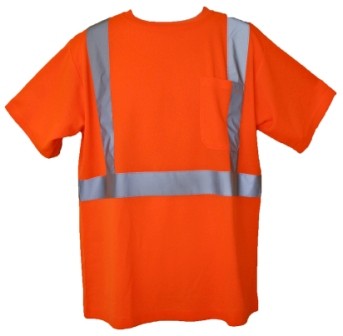 Safety T-Shirt Hi-Viz Orange Short Sleeve