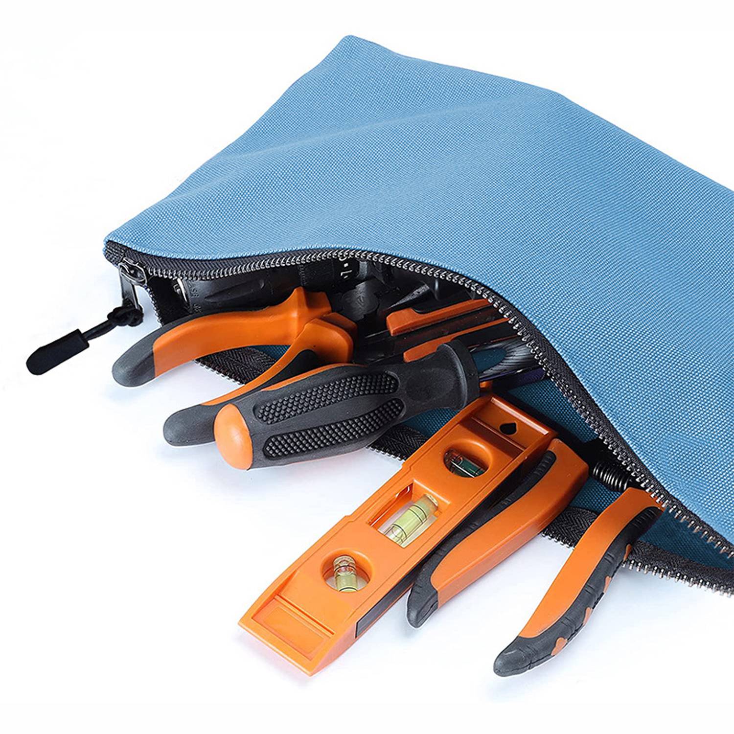 Multi Functional Canvas Toolkit Zipper Student Pencil Case 3