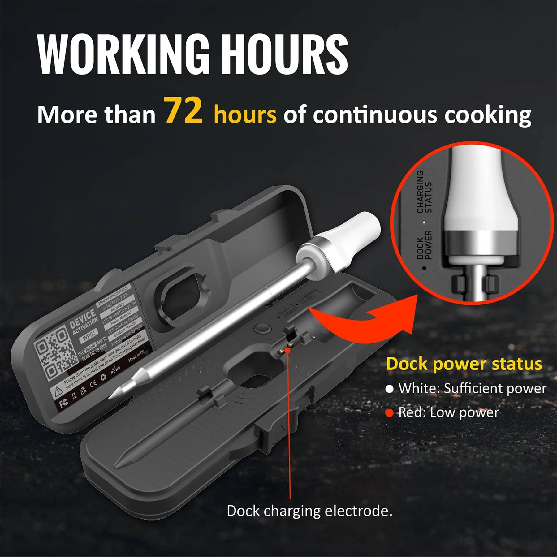 Wireless Bluetooth thermometer 4