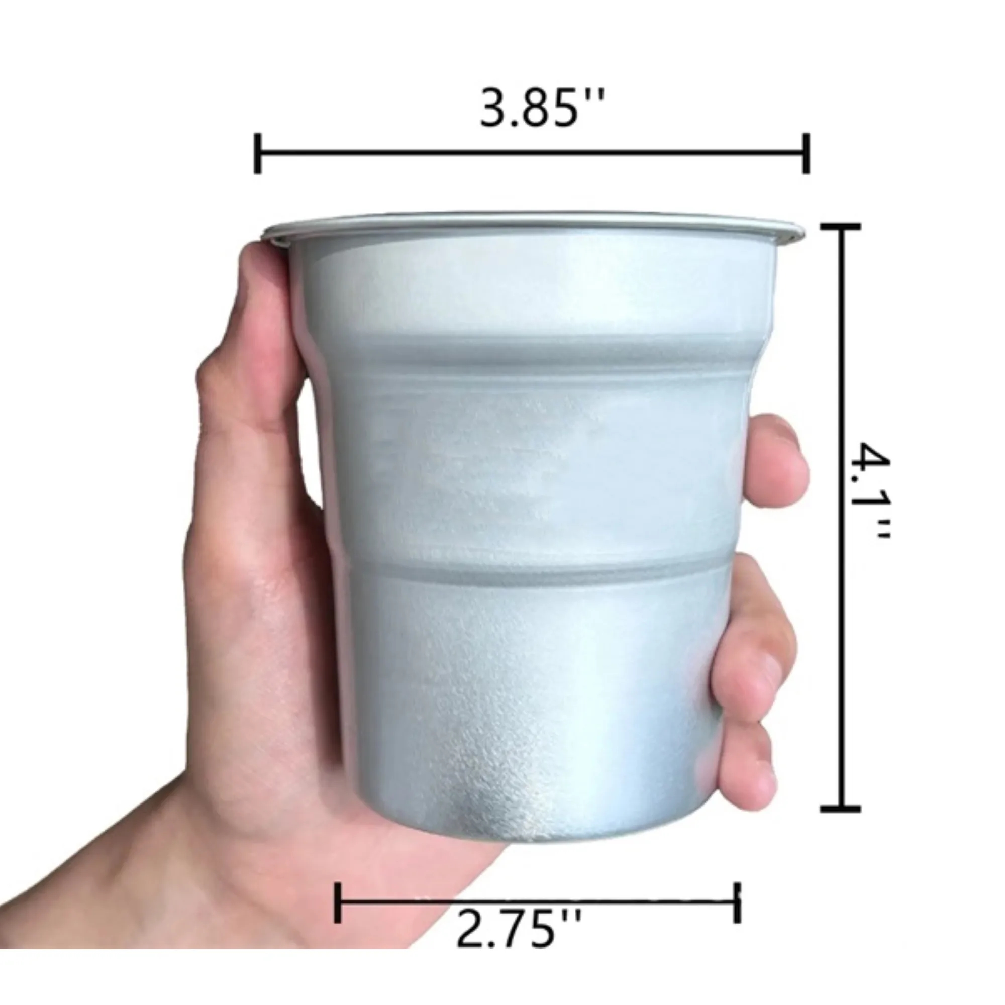 16oz Reusable Aluminum Cups 3