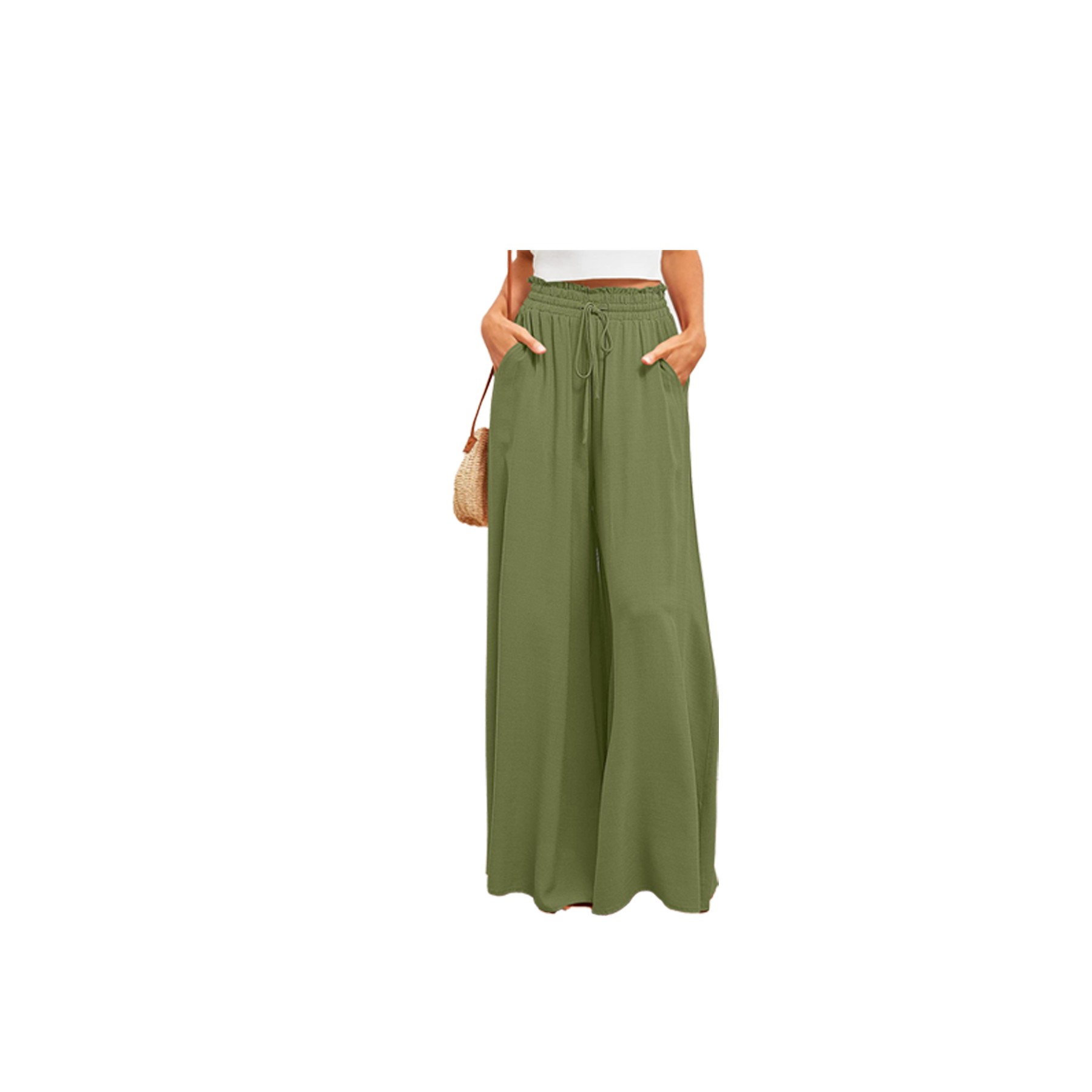 Smocked Coverup Pant 3