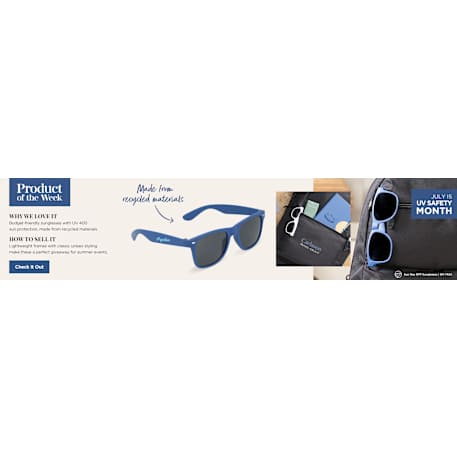 Sun Ray Recycled Sunglasses 168