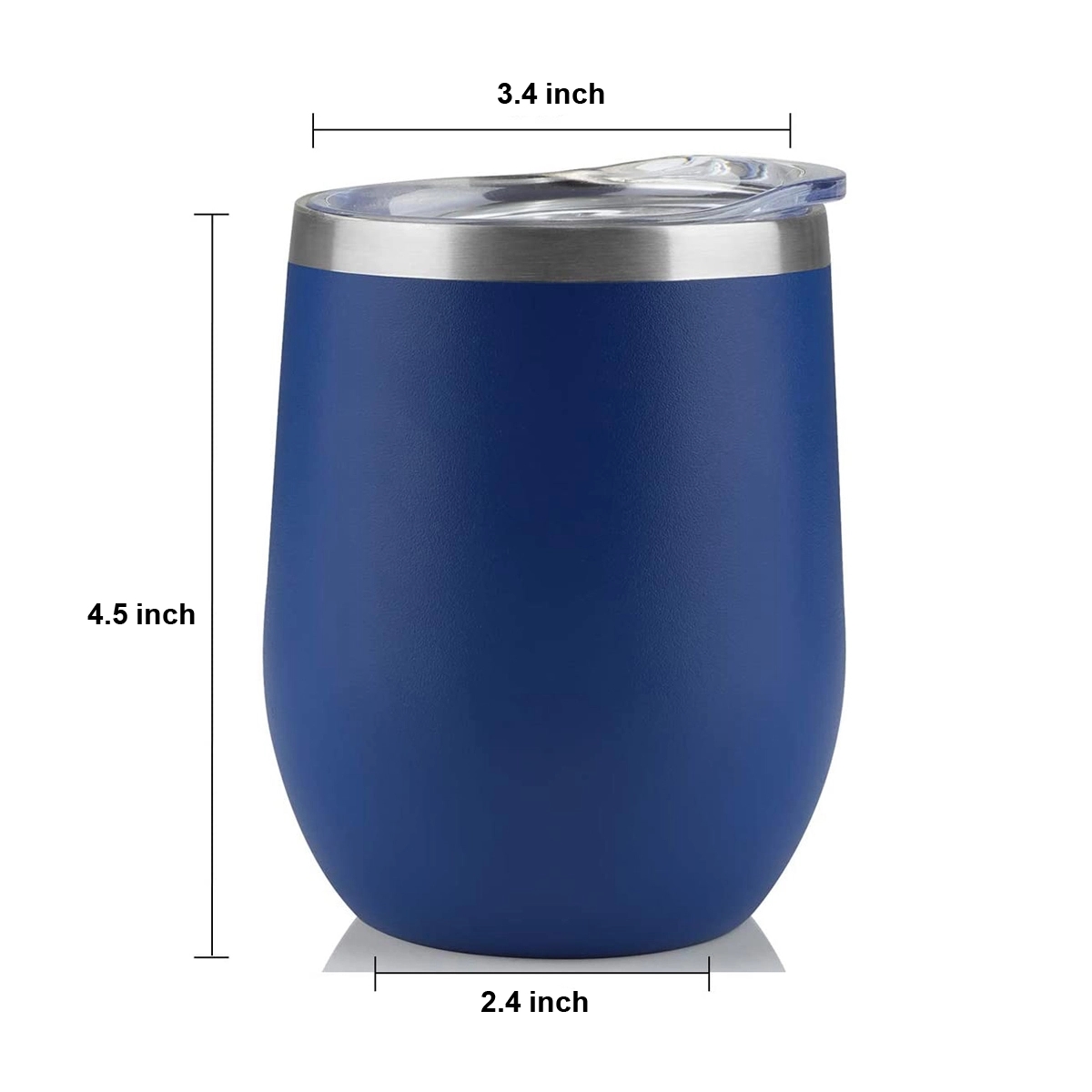 12 OZ Stainless Steel Wine Tumbler 1