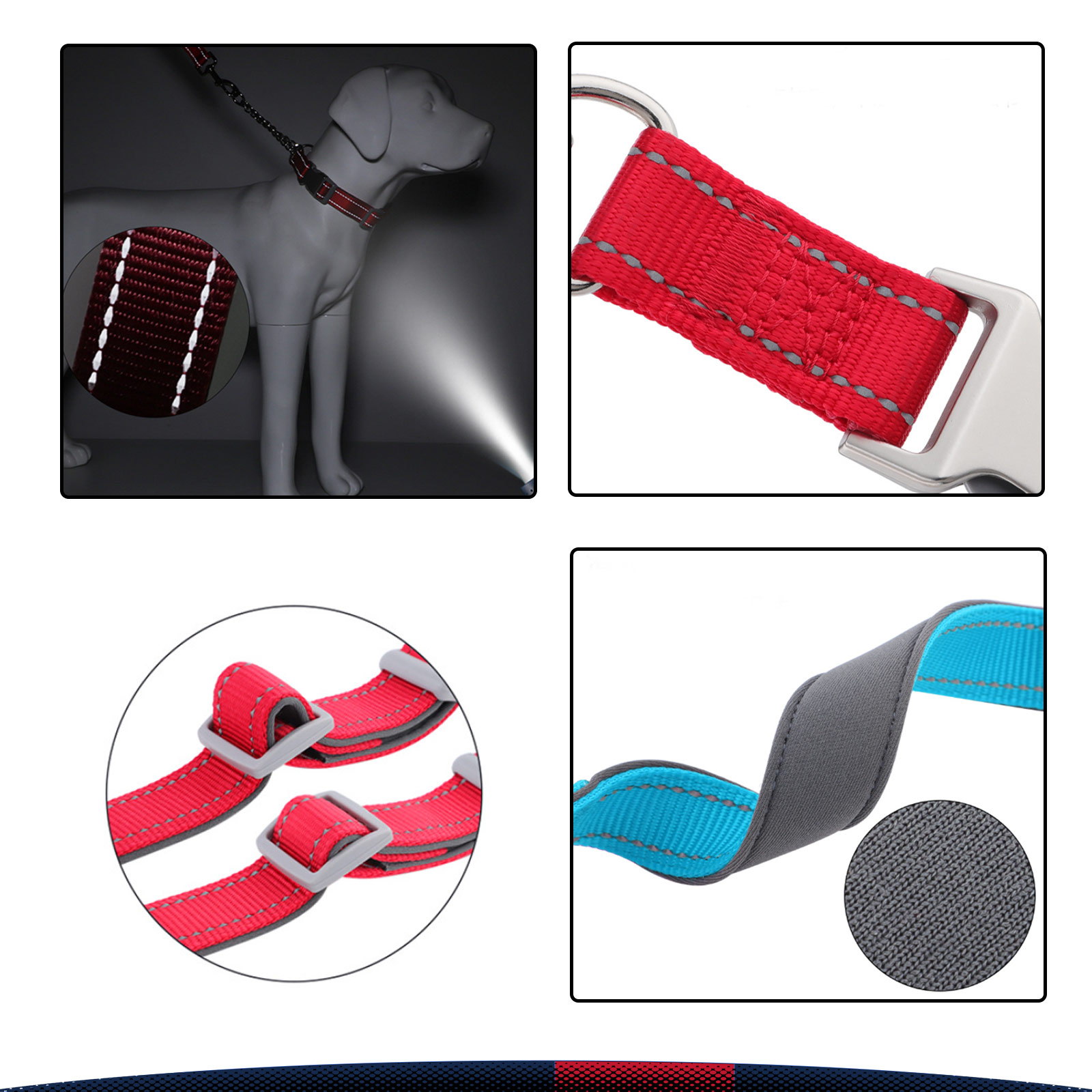 Barkle Reflective Martingale Dog Collar 3