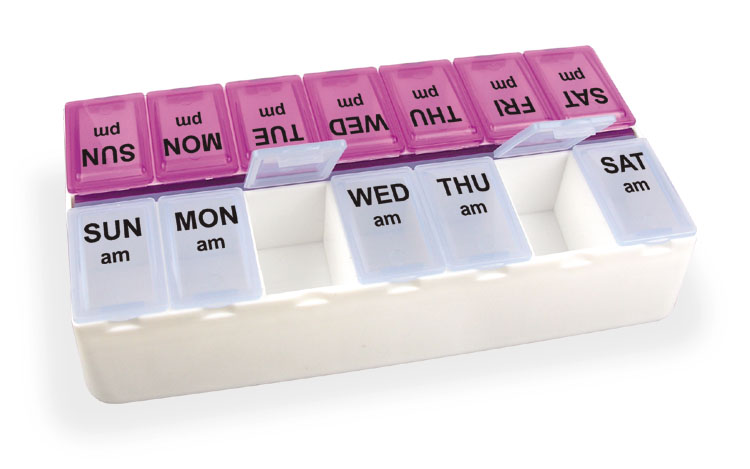 Daily Reminder 7-Day Medicine Tray 1