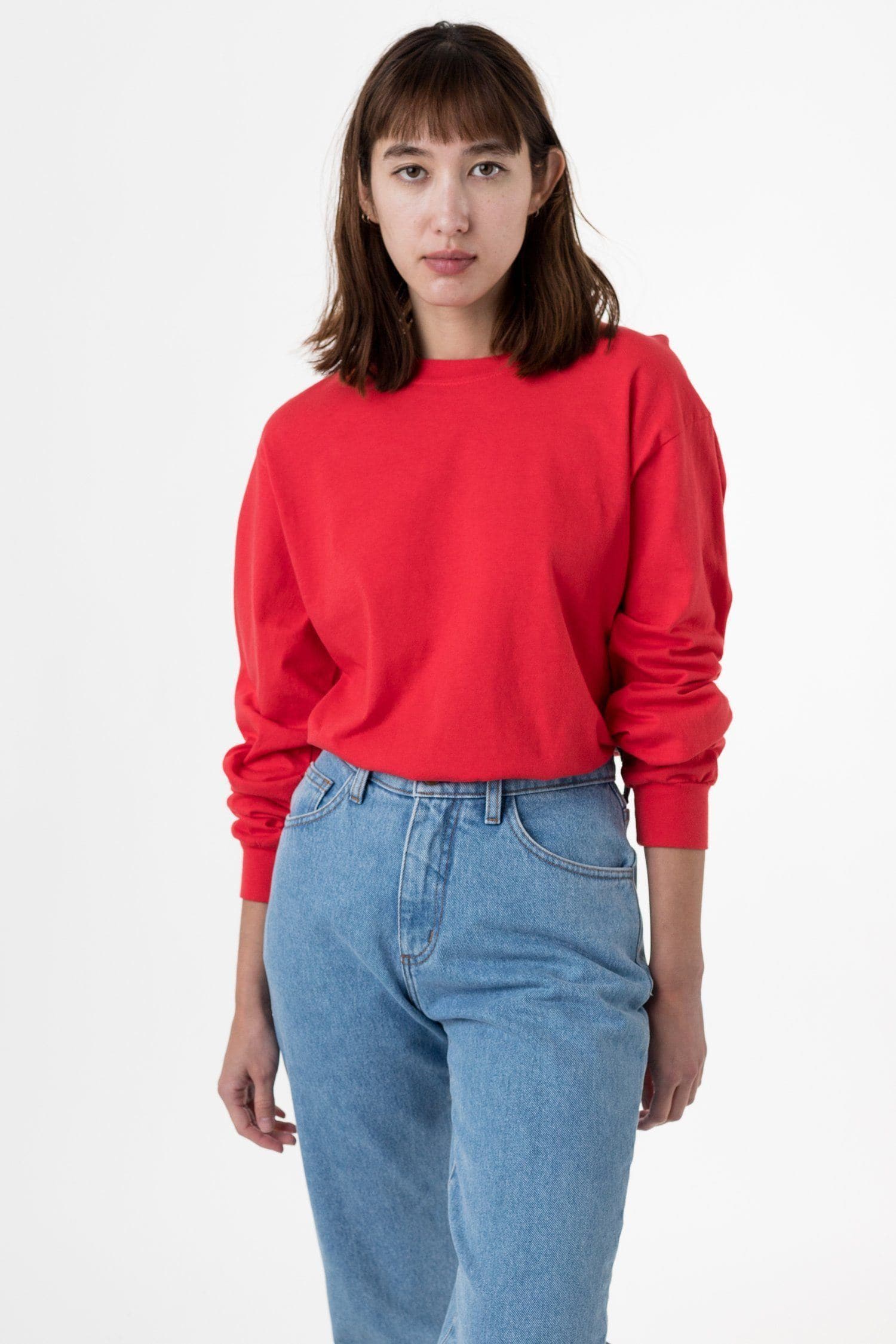 6.5 OZ L/S GARMENT DYE POCKET T-SHIRT 12