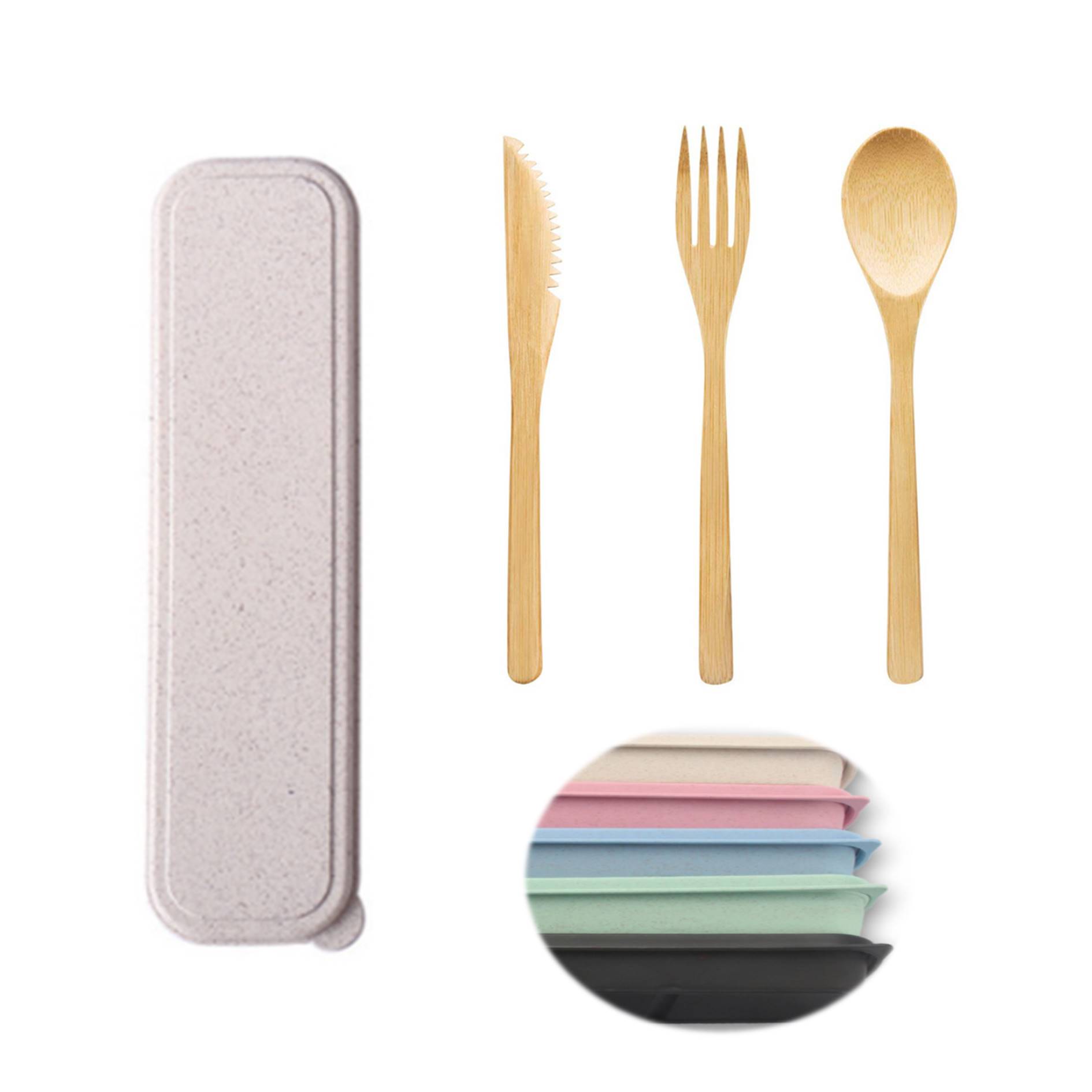 Eco-friendly Bamboo Cutlery Set 2