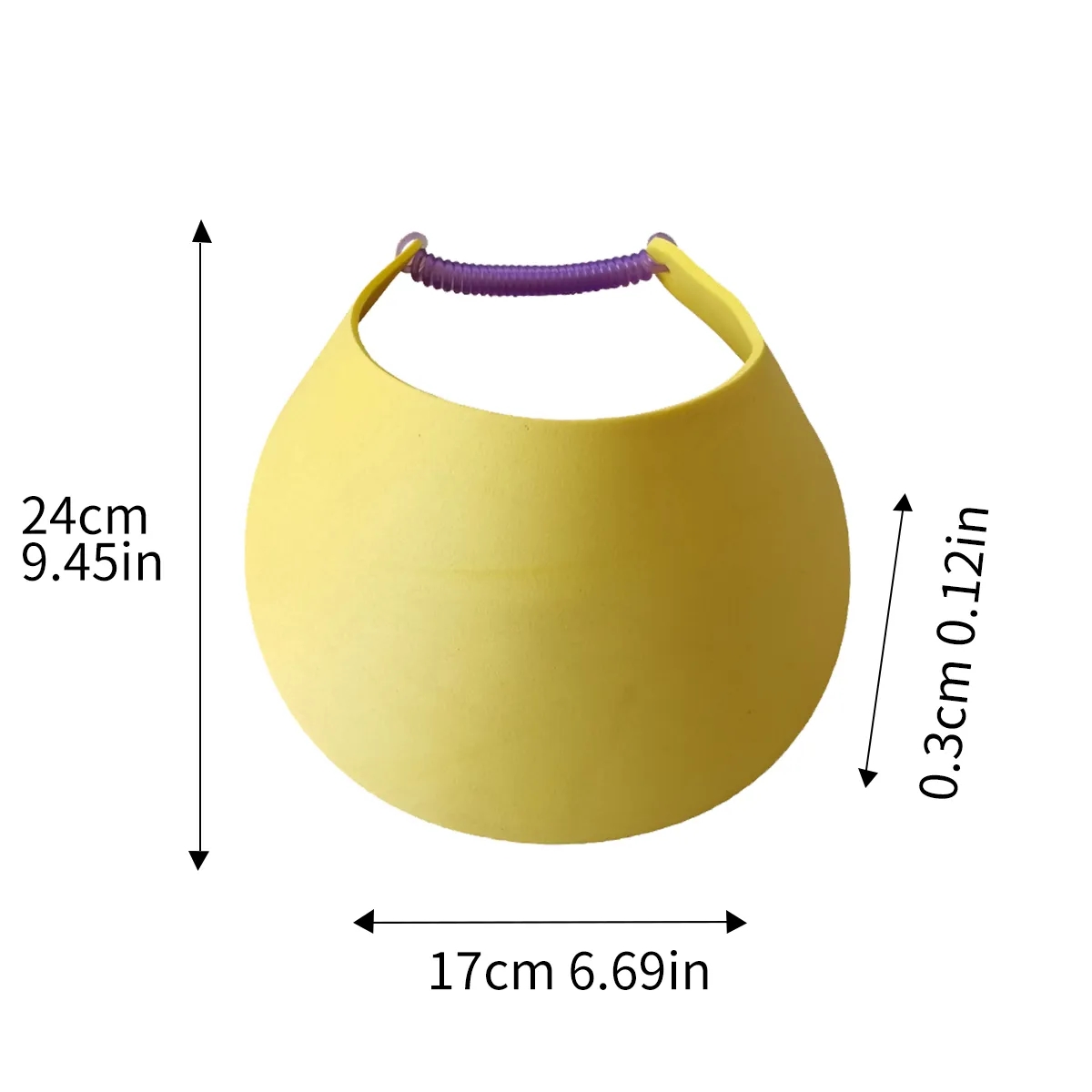 EVA Foam Sun Visor Hat With Elastic Strap For Outdoor Events 4