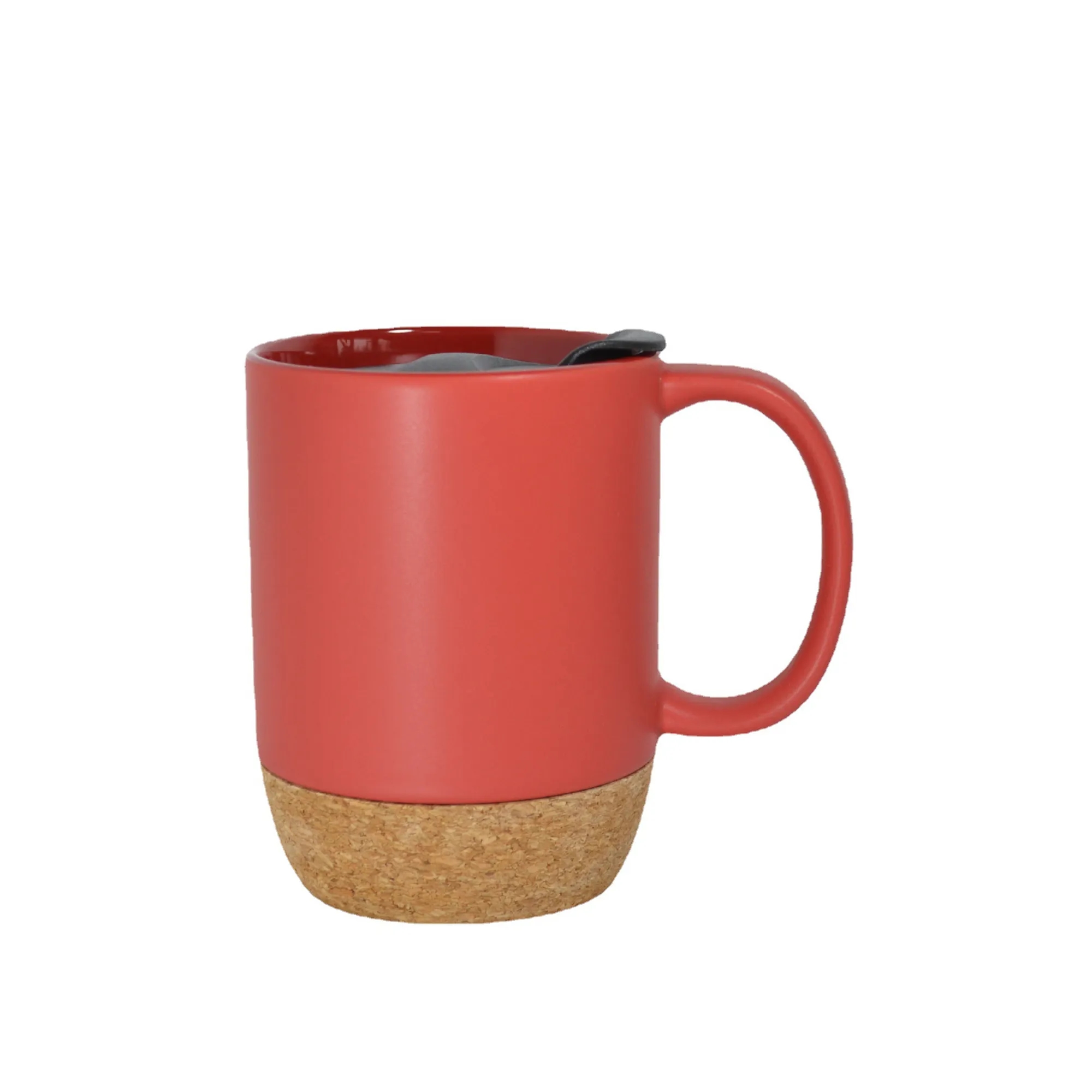 14 Oz Cork Bottom Ceramic Mug MOQ 50PCS 3