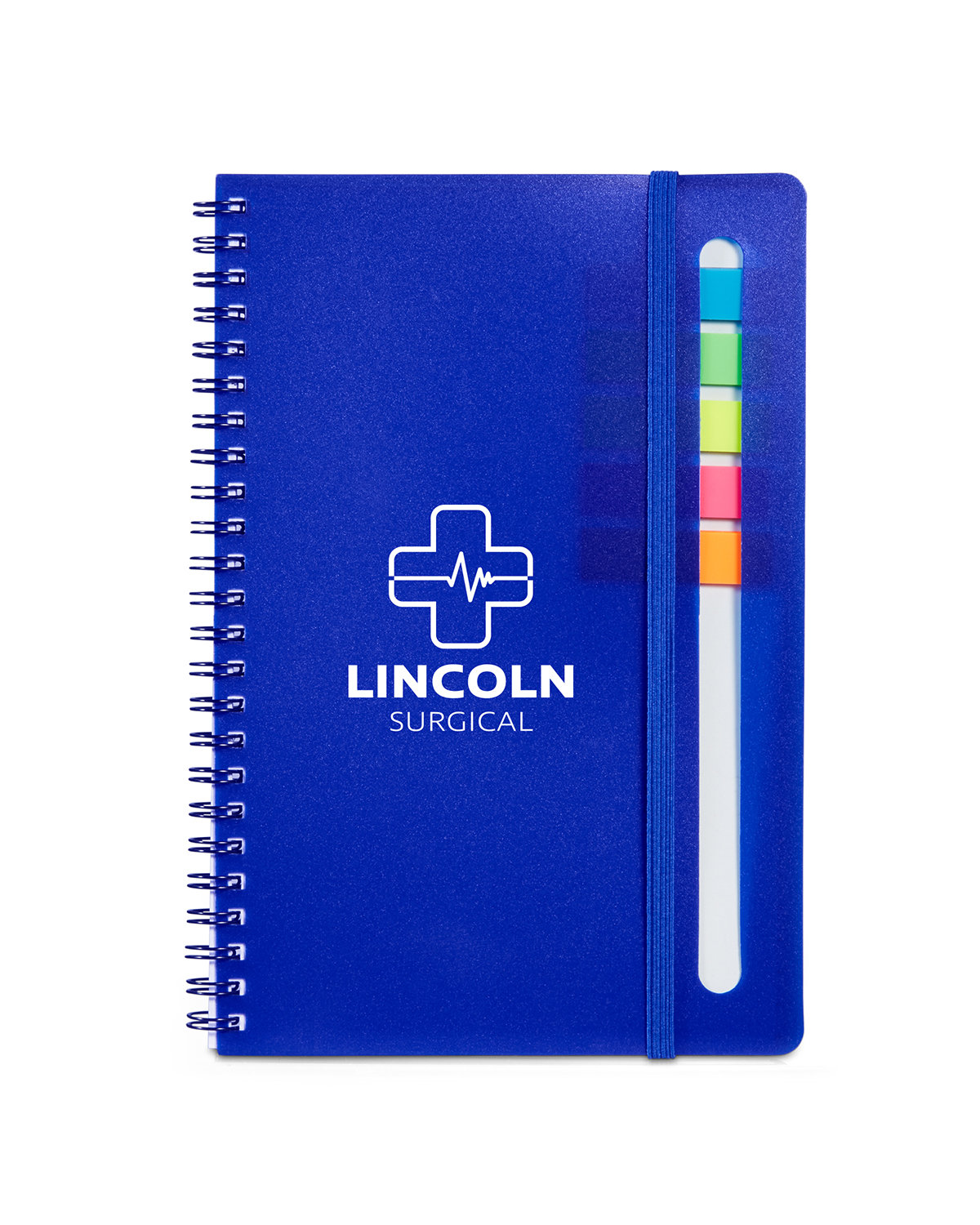 Semester Spiral Notebook With Sticky Flags 6.25" x 8.5" 3