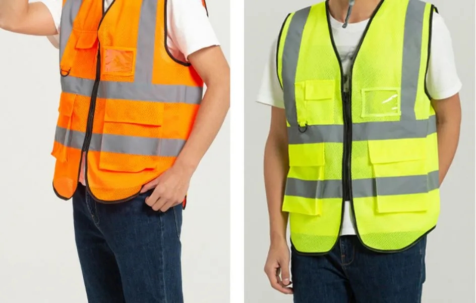 Reflective Vest, custom uniform with logo imprint 3
