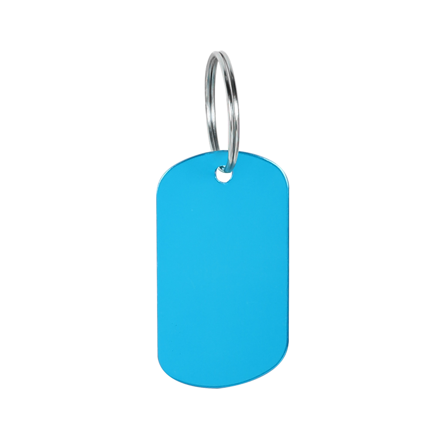 Engraved Metal Dog Tag Keychain 10