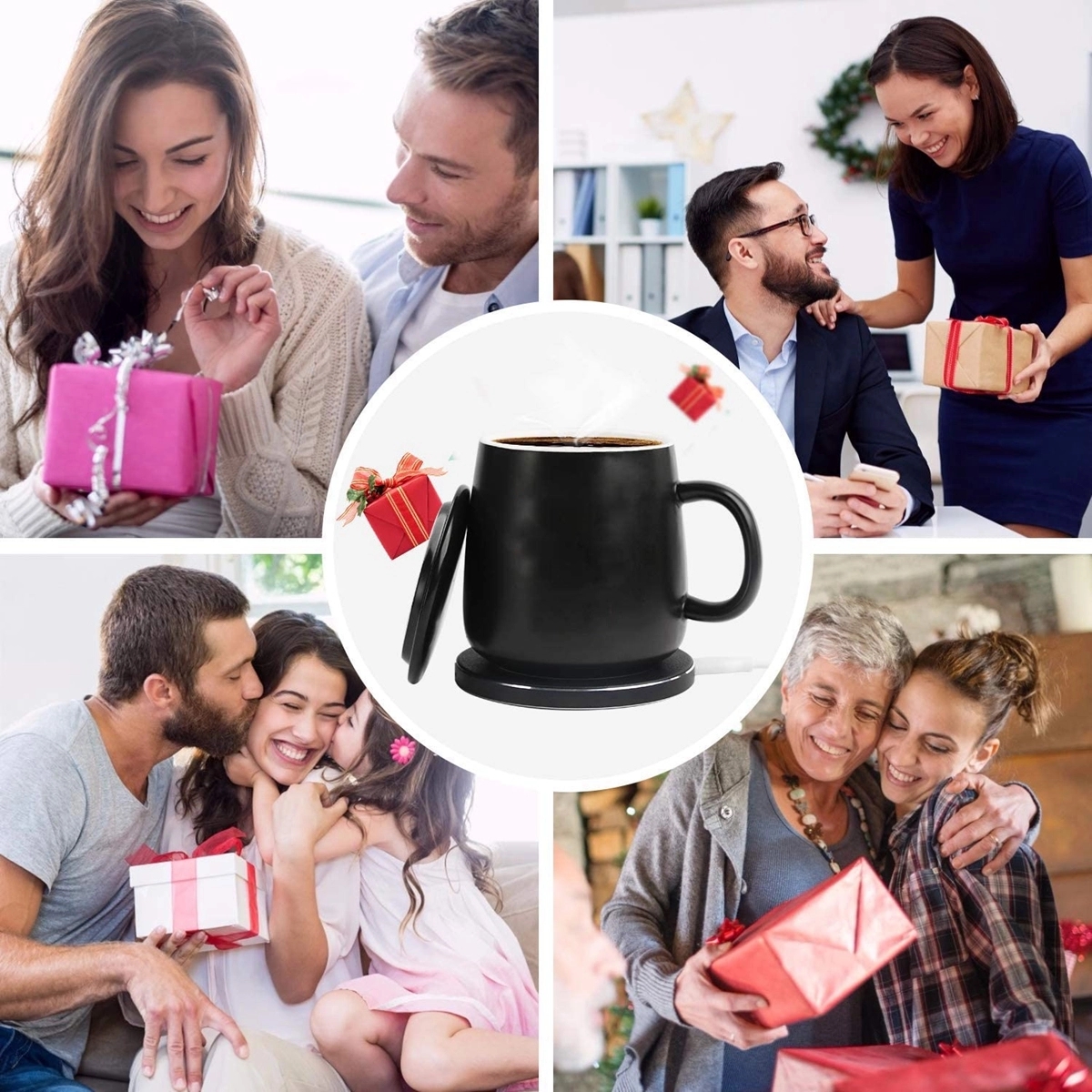 2 IN 1 Heating Mug Warmer Set with Wireless Charger 5