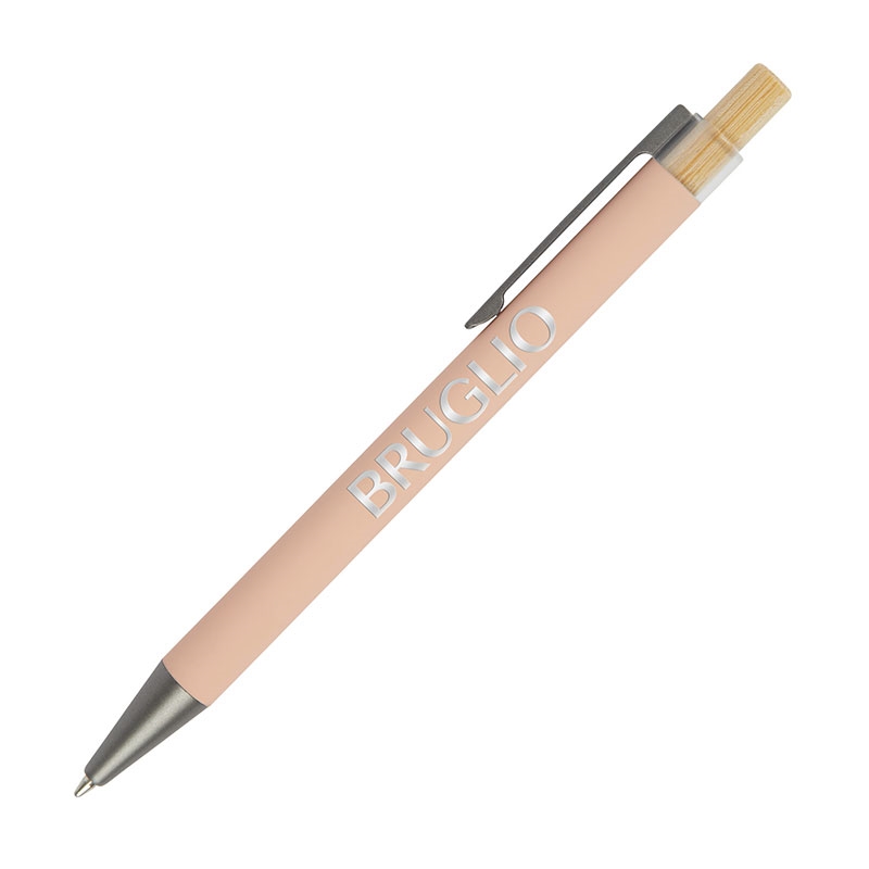 Arundi Recycled Aluminum Pen With Bamboo Plunger 73