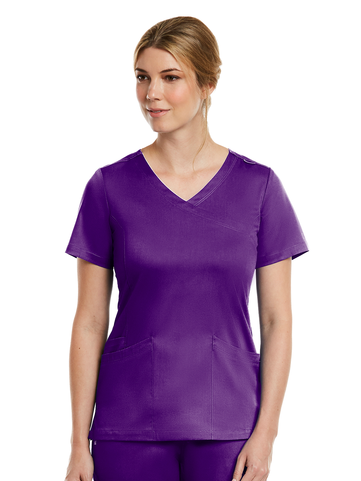 Maevn - Matrix - Women's Three-Pocket Curved Mock Wrap Top 40