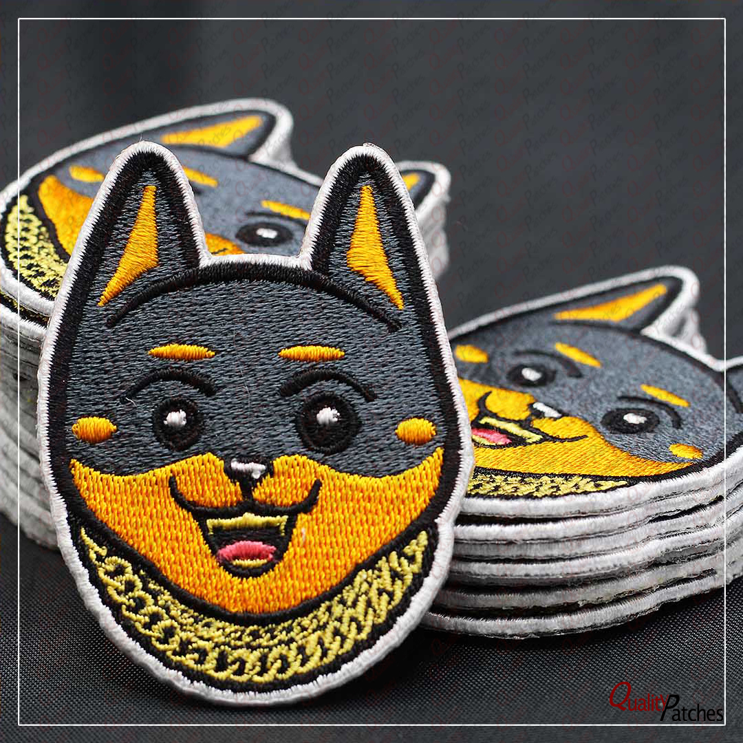 Custom Die Cut Embroidered Patches 8
