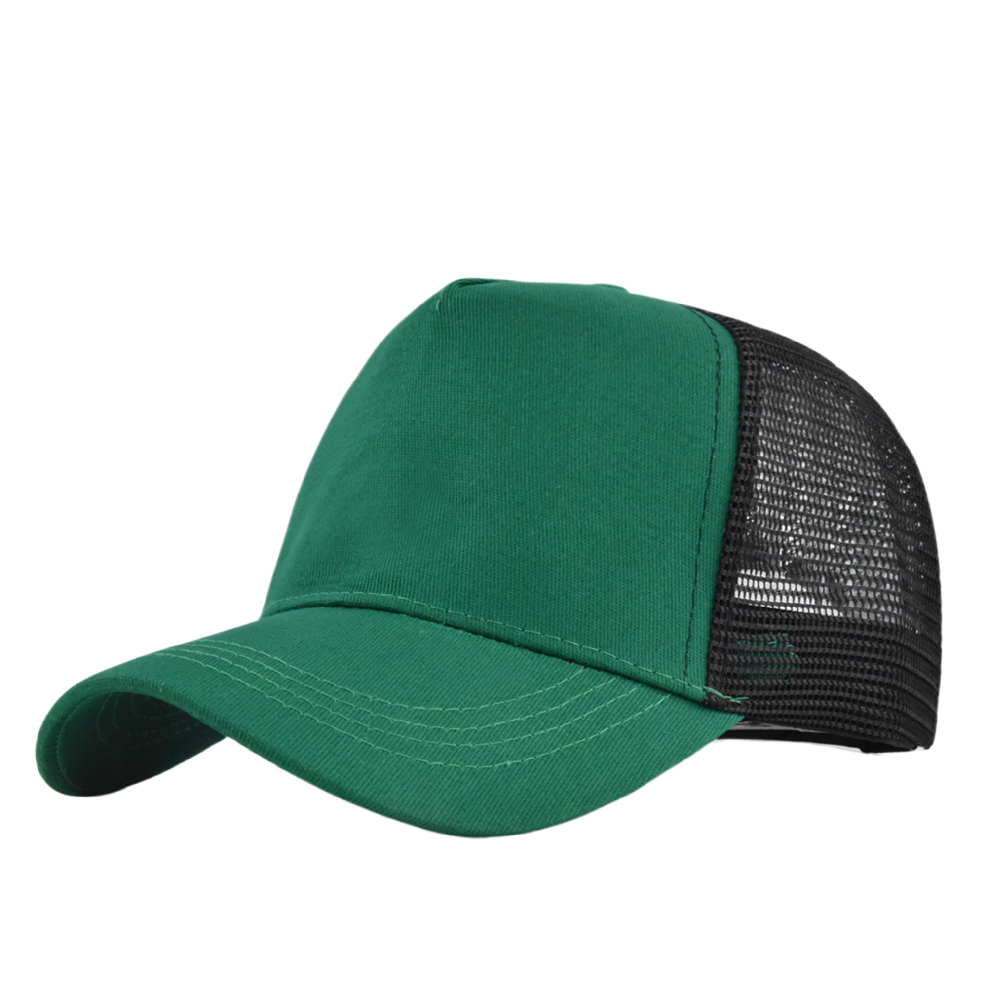 MOQ50 Hard Top 5-Panel Mesh Trucker Cap 6