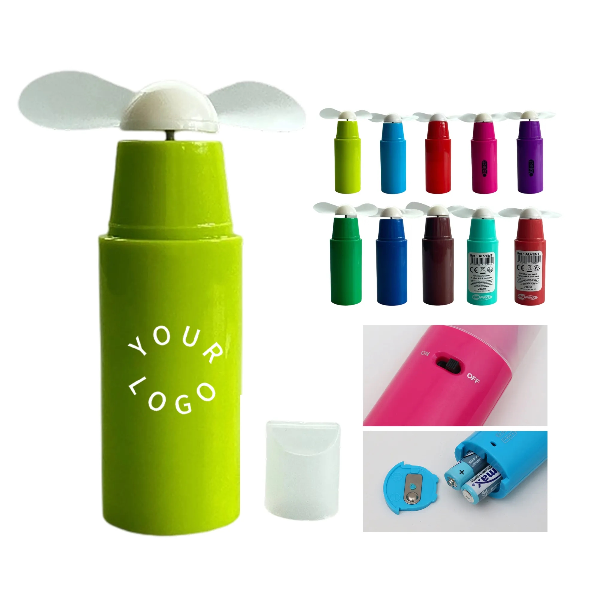 Mini Lipstick-Shaped Fan with Quiet Operation 12