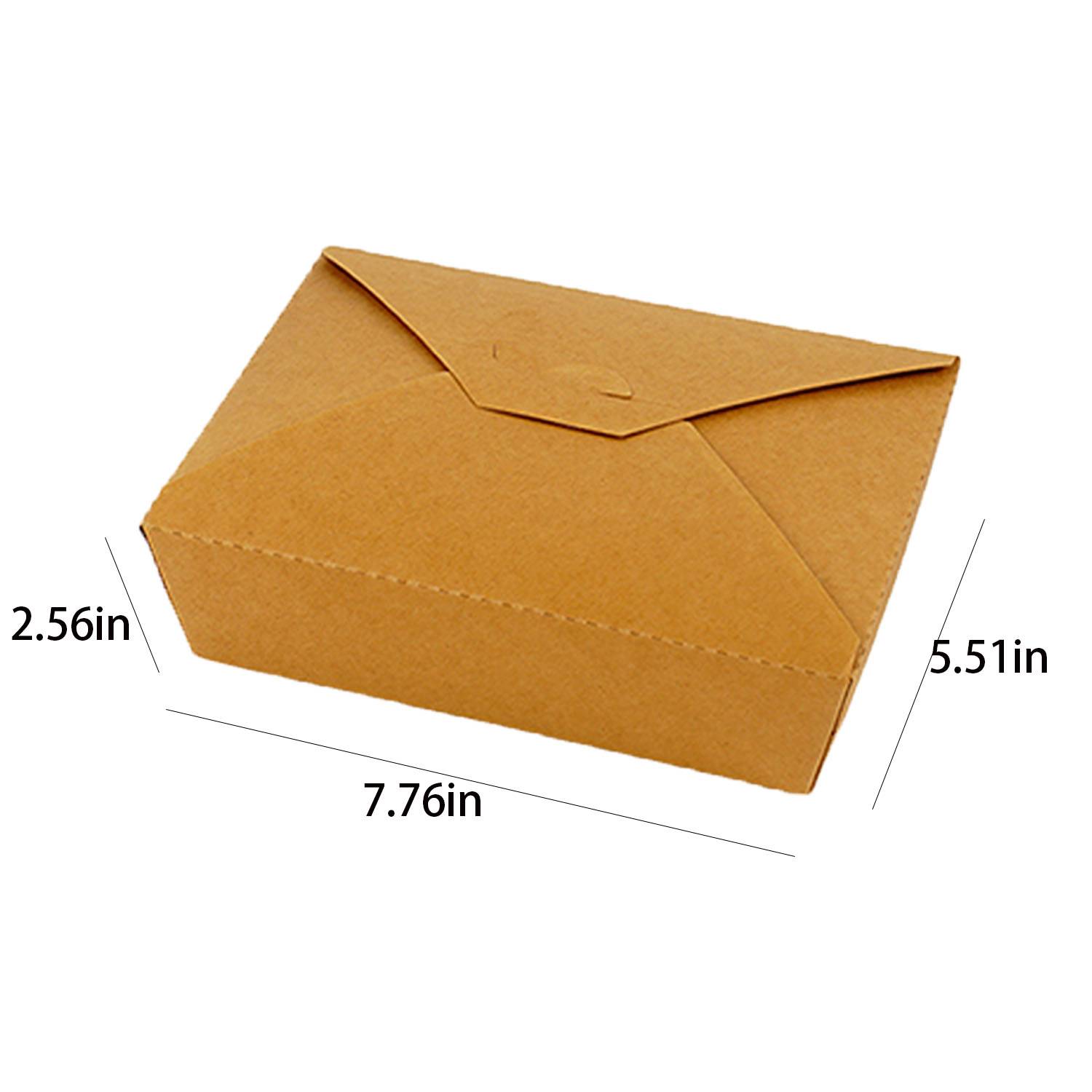 Disposable Oil Resistant Food Paper Box 5