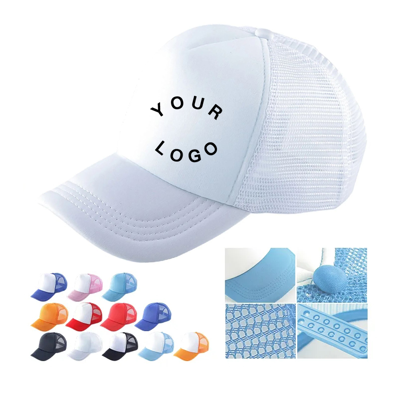 Polyester Trucker Hat with Full-Color Print 16