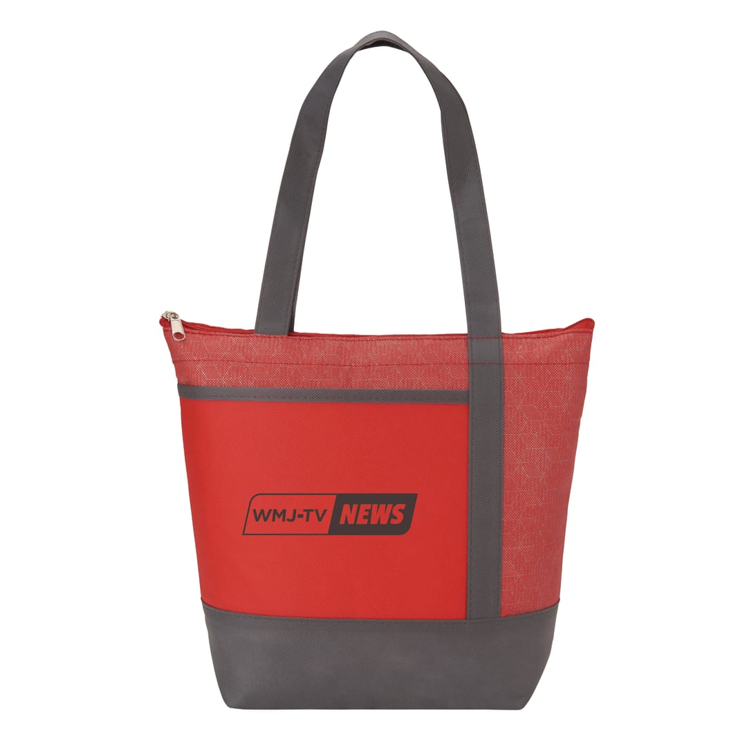 Chrome Non-Woven 9 Can Lunch Cooler 46