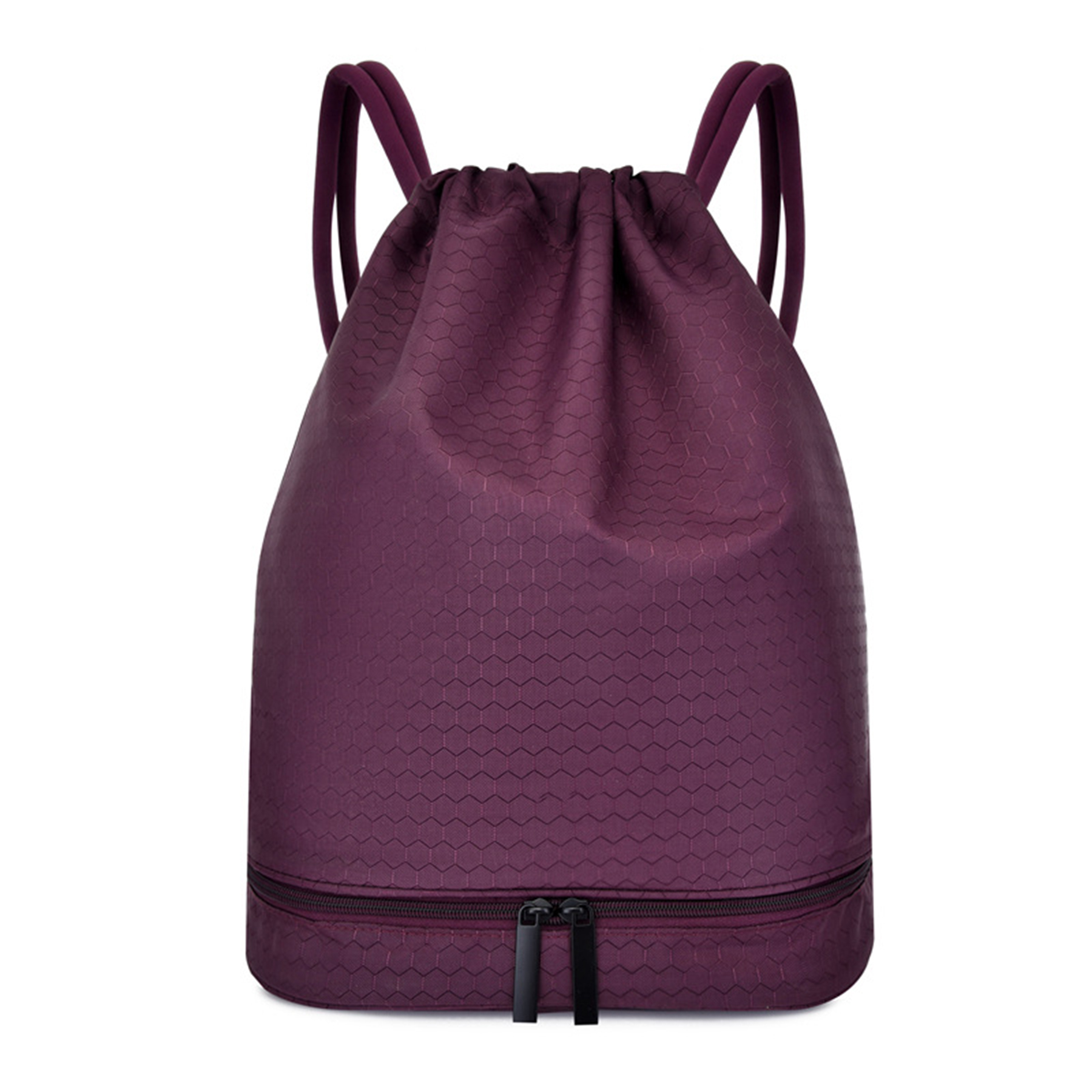 Polyester Dry Wet Separation Sports Drawstring Backpack 4