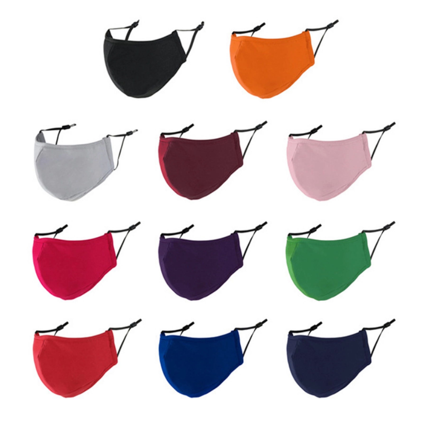 MOQ50 3 Layer Face Masks with Adjustable Ear Loops 2