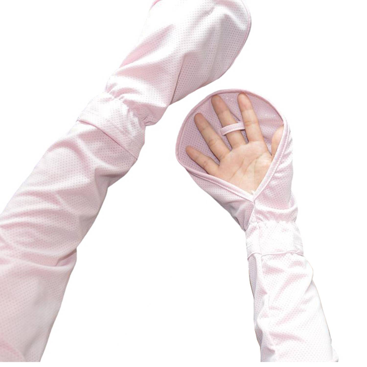 Women's Ice Silk Arm Sleeves with Thumb Hole 6
