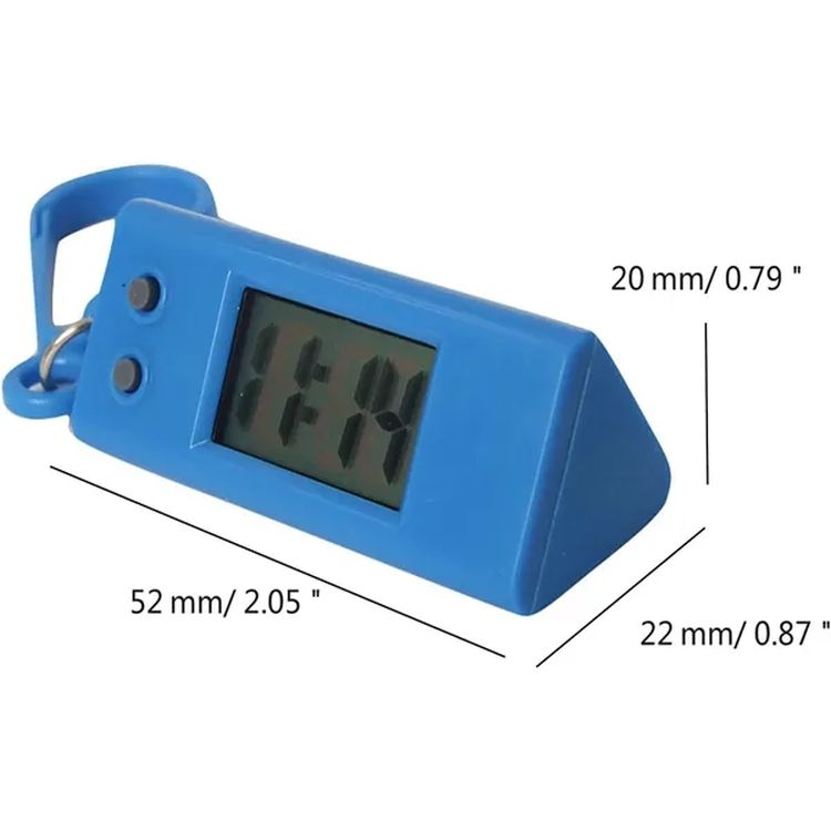 Portable Digital Clock Keychain 3