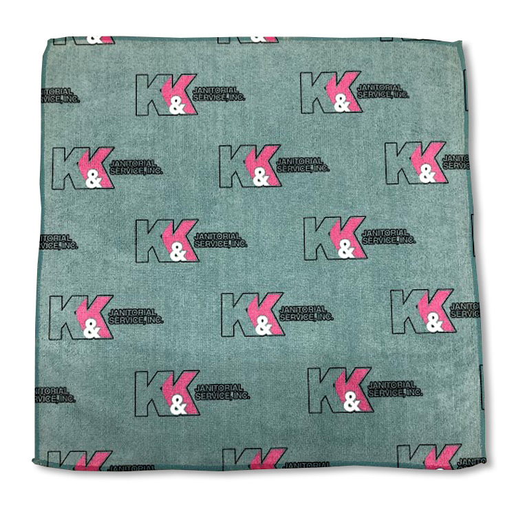 12 in. x 12 in. Microfiber Terry Towel (Dye Sub Logo) 5
