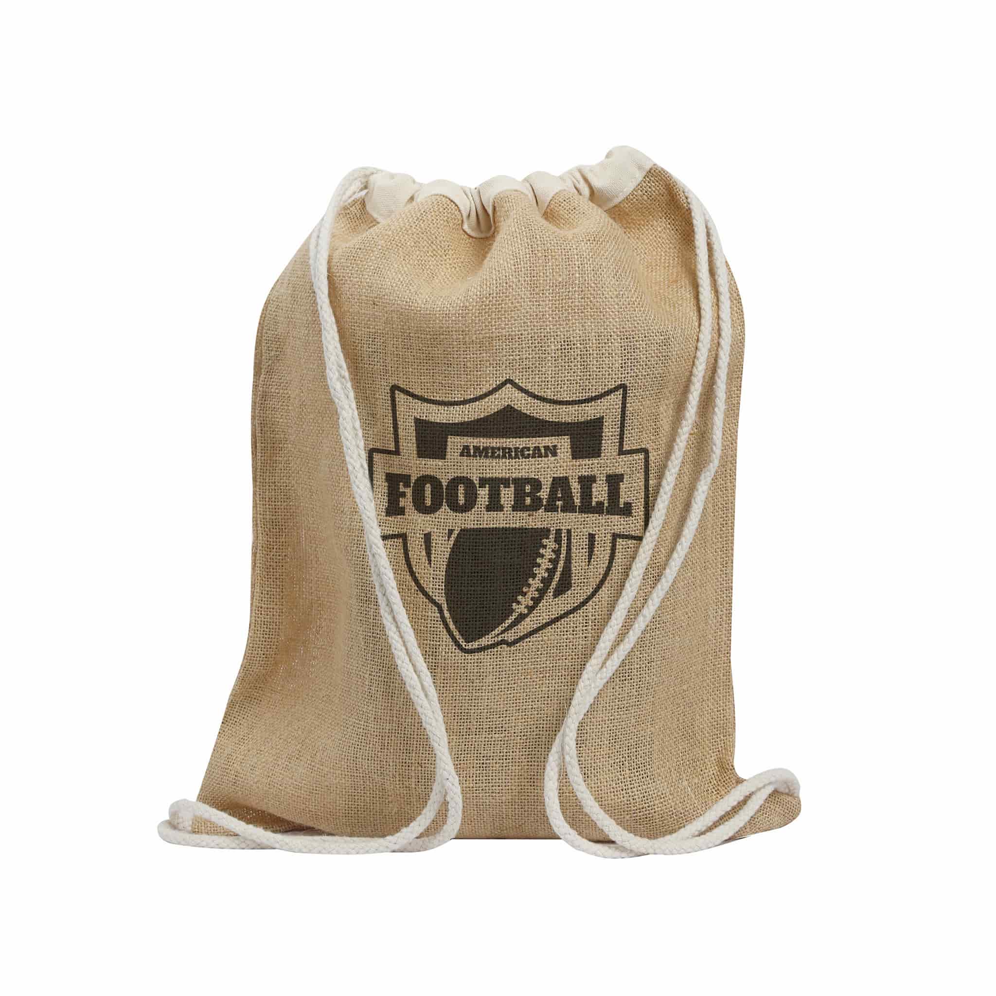 Jute Drawstring Backpack 2