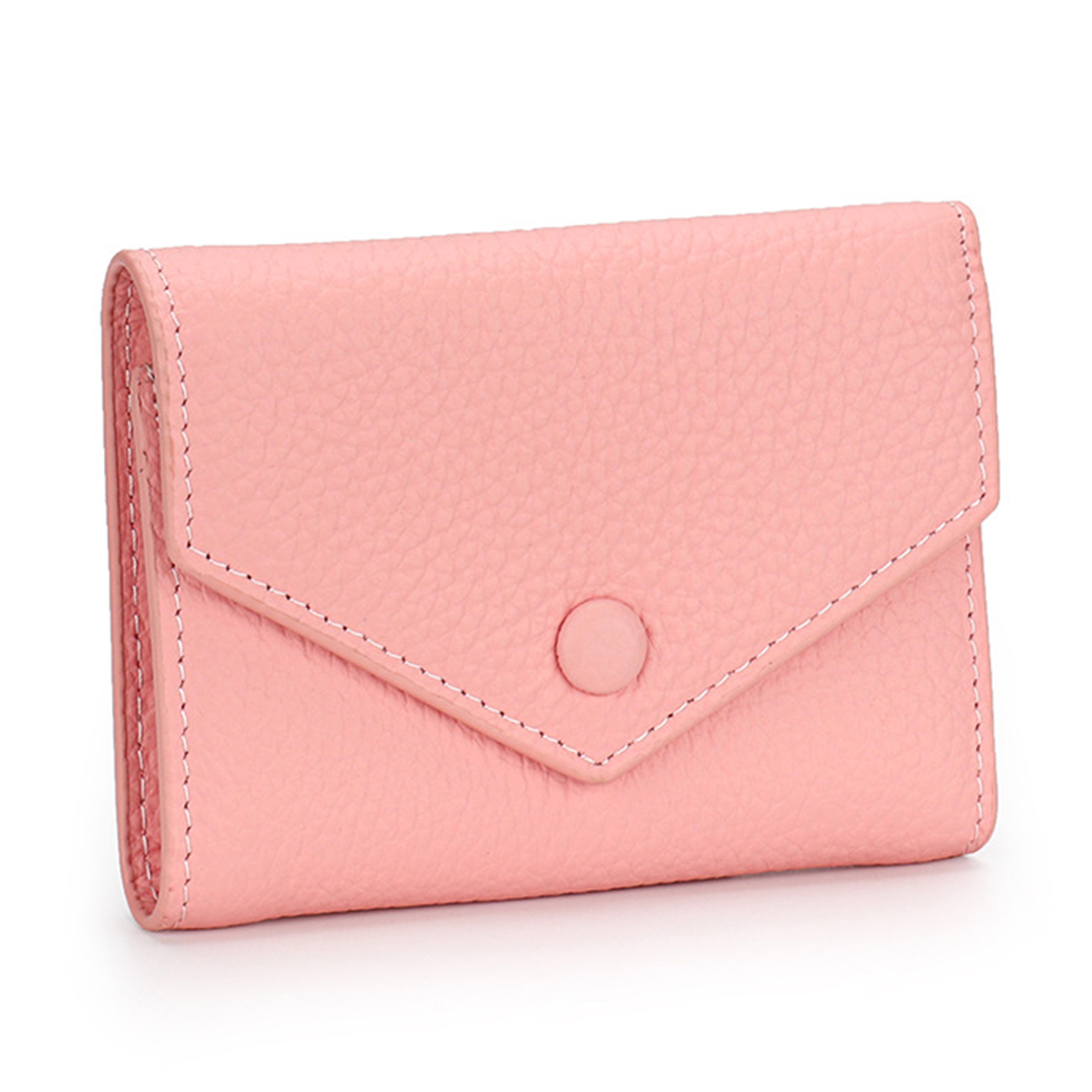 Genuine Leather Simple folding envelope coin purse 2