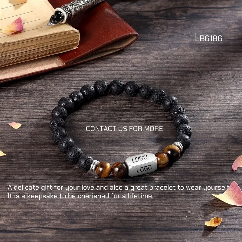Wholesale Beaded Gemstone Bracelet Natural Stone BULK 1